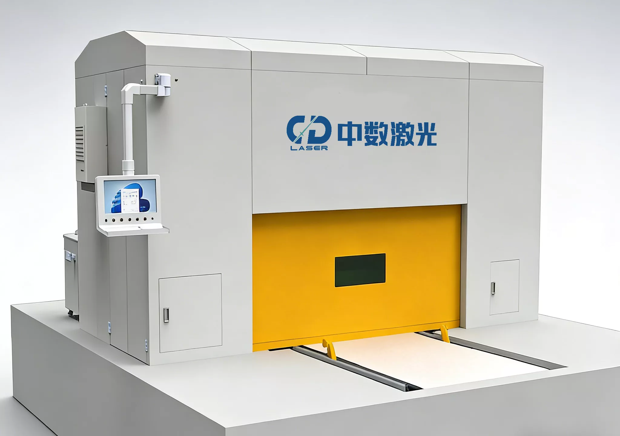Fully automatic wheelset laser cleaning equipment