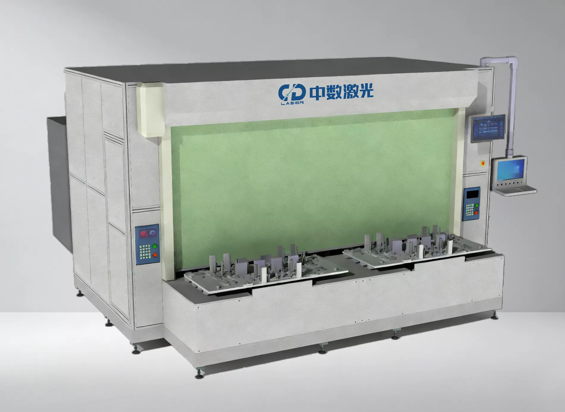 Laser cleaning equipment for intelligent parts